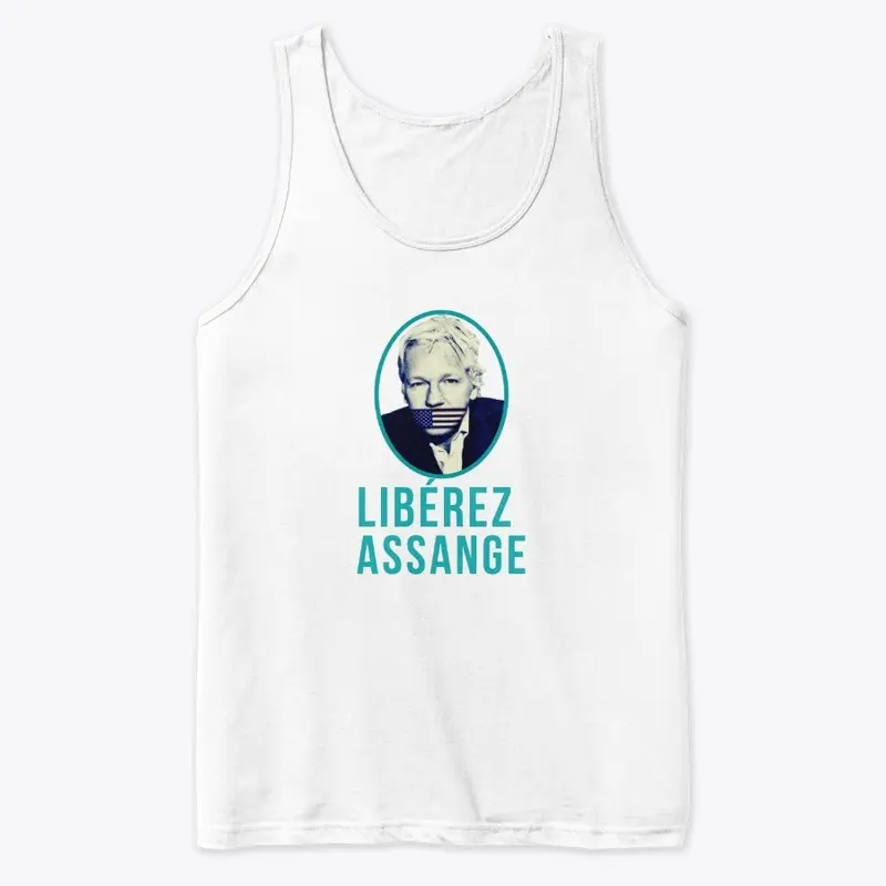 Liberez-assange tee and accessories